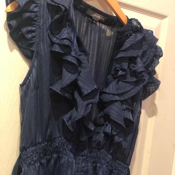 Navy Blue Vintage Dress - Picture 7 of 7